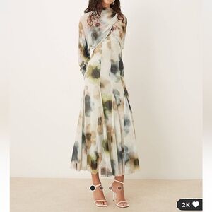 ASOS Floral Maxi Dress - Multicolor